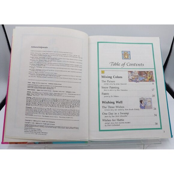 My Best Bear Hug Reading Textbook DC Heath & Co Publ. ©1993 24 Stories - Picture 5 of 11